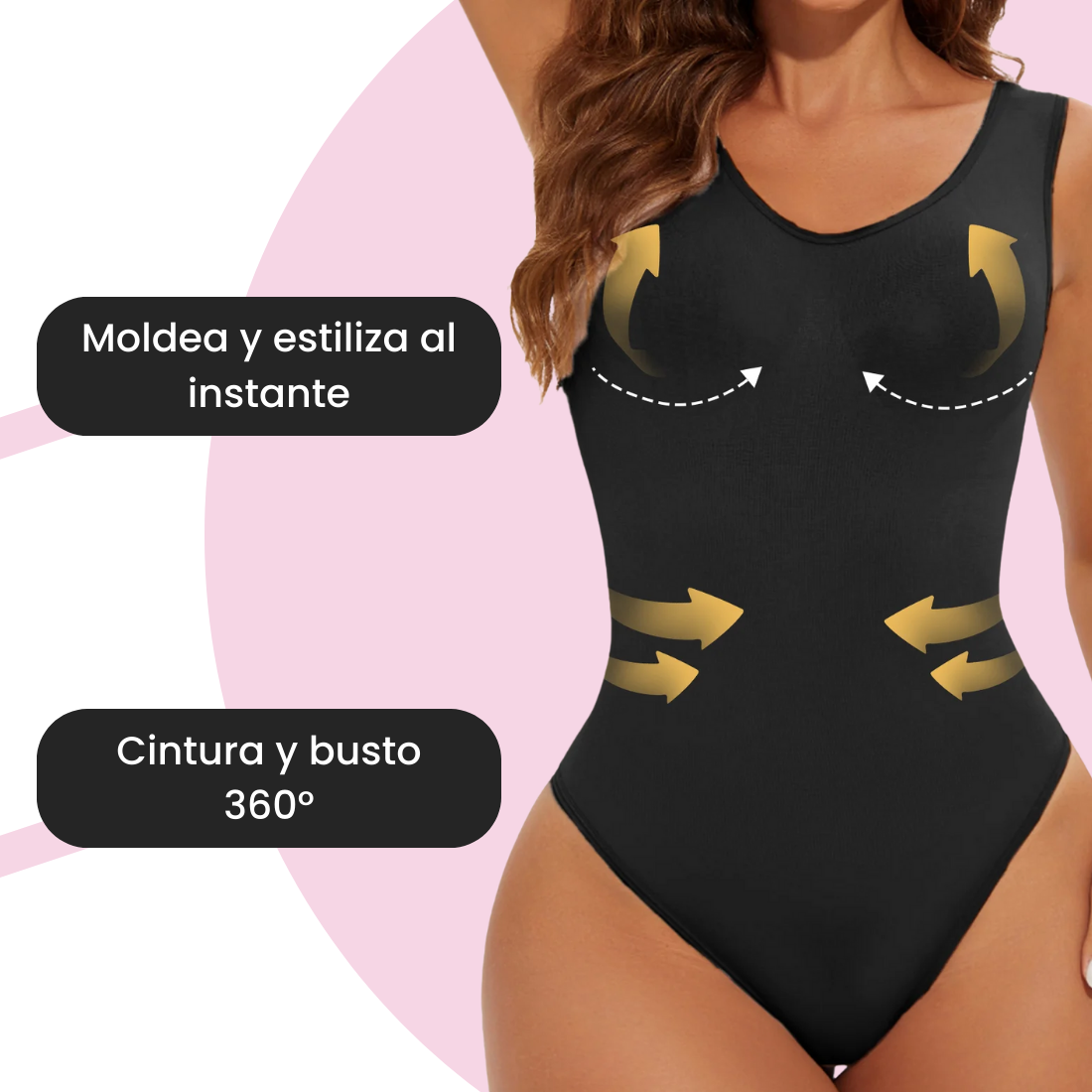 Body Moldeador "Vientre Plano" — Efecto Invisible y Sin Costuras